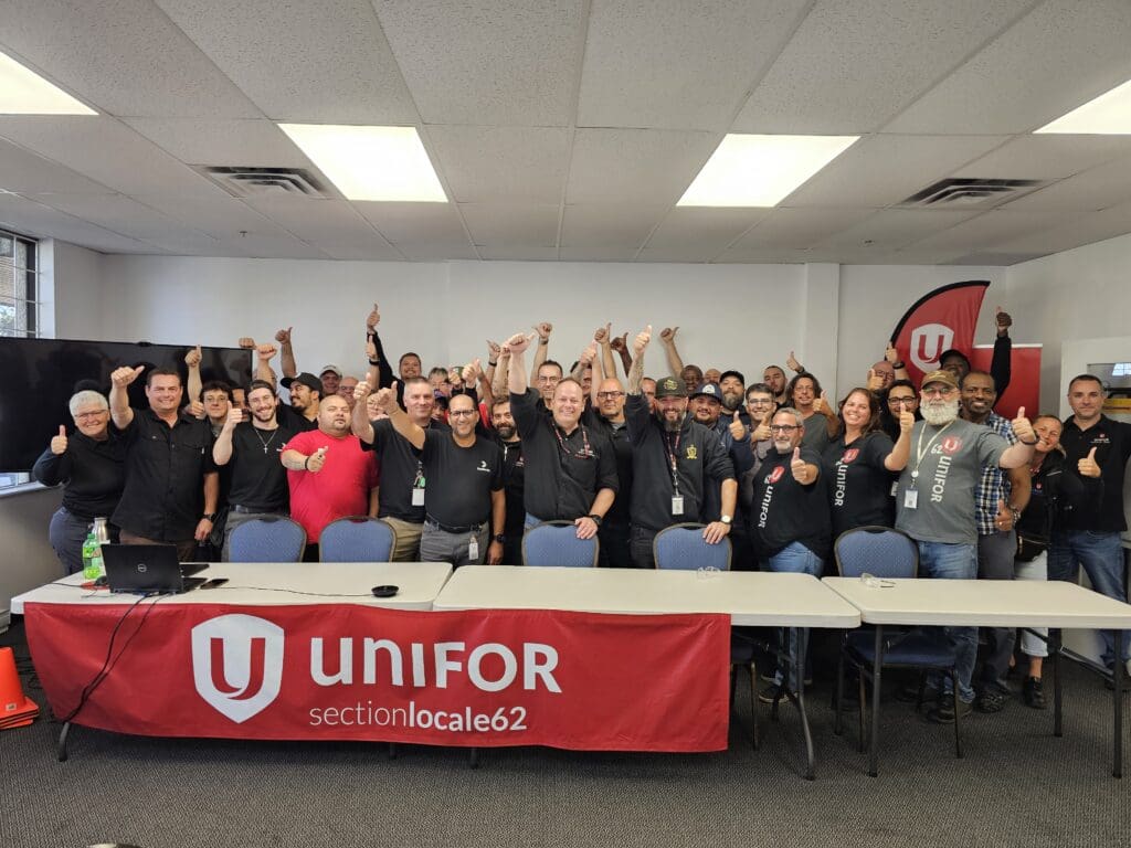 Lancement des négociations pour les membres de la section locale 62 d’Unifor chez Bombardier